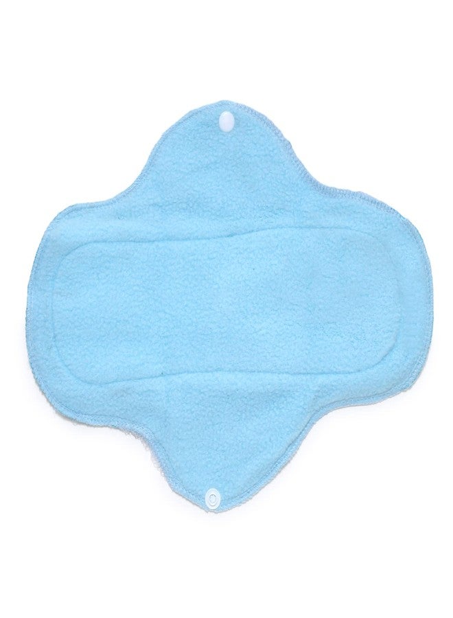 CareDone Soft And Absorbent Reusable Cloth Period Pads For Heavy Flow Leak-Proof Overnight Protects, Multicolor Cloth Pads Set With Wings For Women, Washable Overnight Cloth Period Pads.(Pack Of 2) - Image 5